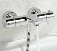 Смеситель для душа Kludi Objekta 352010538 с термостатом Хром — фото 3, Смеситель для душа