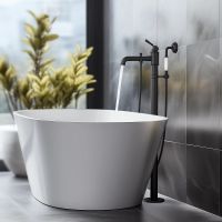 Товар: Смеситель для ванны Aquatek Классик Черный матовый арт-AQ1545MB - фото 5 Смеситель для ванны Aquatek Классик Черный матовый арт-AQ1545MB — фото 5, Смесители напольные