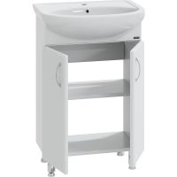 Товар: Тумба под раковину СанТа Уют 55 Белая - фото 2 Тумба под раковину СанТа Уют 55 Белая — фото 2, Тумбы под раковину