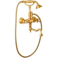 Смеситель для ванны Cezares Lord LORD-VDF-03/24-M Золото 24 карат — фото 1, Смесители