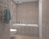 Керамическая плитка Kerama Marazzi Гран Пале беж 6341 настенная 25х40 см — фото 2, Керамическая плитка