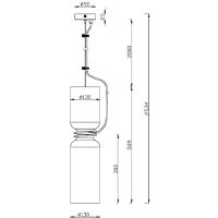 Товар: Подвесной светильник Crystal Lux Uno SP1.2 White Белый - фото 3 Подвесной светильник Crystal Lux Uno SP1.2 White Белый — фото 3, Подвесные светильники