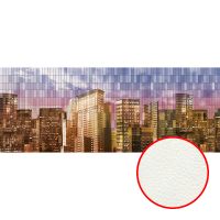 Товар: Фреска Ortograf Небоскребы 4128 Фактура флок FLK Флизелин (7*2,7) Фиолетовый/Оранжевый, Город - фото 1 Фреска Ortograf Небоскребы 4128 Фактура флок FLK Флизелин (7*2,7) Фиолетовый/Оранжевый, Город — фото 1, Фрески