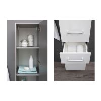 Товар: Шкаф пенал Aquanet Порто 35 L 201374 подвесной Белый - фото 7 Шкаф пенал Aquanet Порто 35 L 201374 подвесной Белый — фото 7, Пеналы для ванной комнаты