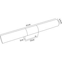 Подсветка для зеркал Artelamp Callisto A2828AP-1CC Белая Хром — фото 2, Подсветки