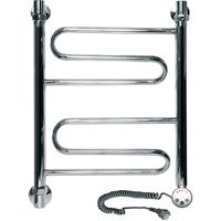 Электрический полотенцесушитель Ника Curve ЛZ Эл. 50x40 Хром — фото 1, Электрические полотенцесушители