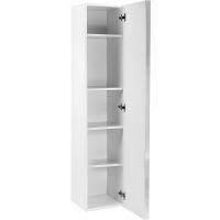 Товар: Шкаф пенал Veedi Novel 35 NVL000P подвесной Белый - фото 2 Шкаф пенал Veedi Novel 35 NVL000P подвесной Белый — фото 2, Мебель для ванной