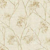 Обои Emiliana Parati Damasco Reale 73423 Винил на флизелине (1,06*10,05) Бежевый/Золото, Листья/Цветы — фото 1, Обои для стен