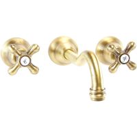 Смеситель для раковины Webert Armony AM750404065 Бронза — фото 1, Смесители