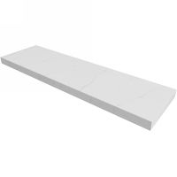 Столешница под раковину Boheme Armadi Art Flat 160 869-160-CLCT Белый мрамор — фото 1, Раковины