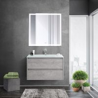Товар: Тумба под раковину BelBagno Kraft 90 KRAFT-900-2C-SO-CG подвесная Cemento Grigio - фото 18 Тумба под раковину BelBagno Kraft 90 KRAFT-900-2C-SO-CG подвесная Cemento Grigio — фото 18, Тумбы под раковину