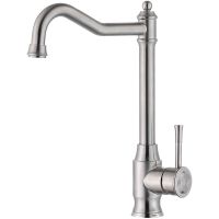 Смеситель для кухни ZorG Steel Hammer SH 5208 INOX Нержавеющая сталь — фото 1, Смесители