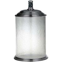 Ведро для мусора Boheme Murano 10914-B-CR Хром Черное — фото 1, Мусорные ведра