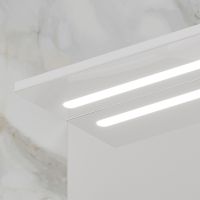 Товар: Зеркало со шкафом Volna Milena 55 R zsMLN55.R-01 с подсветкой Белое - фото 3 Зеркало со шкафом Volna Milena 55 R zsMLN55.R-01 с подсветкой Белое — фото 3, Зеркальные шкафы в ванную