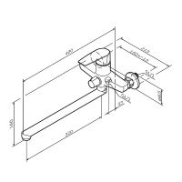 Товар: Смеситель для ванны AM.PM Gem F90A90000 универсальный Хром - фото 11 Смеситель для ванны AM.PM Gem F90A90000 универсальный Хром — фото 11, Смеситель для ванны