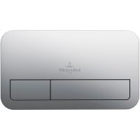 Клавиша смыва Villeroy&Boch ViConnect 92249069 Хром матовый — фото 1, Кнопки смыва