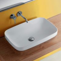 Товар: Раковина Kerasan Tribeca 60 514330 Белая матовая - фото 2 Раковина Kerasan Tribeca 60 514330 Белая матовая — фото 2, Раковины