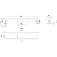 Товар: Душевой лоток Ростовская Мануфактура Сантехники РМС ТЛ-04-80х7 с решеткой Нержавеющая сталь - фото 6 Душевой лоток Ростовская Мануфактура Сантехники РМС ТЛ-04-80х7 с решеткой Нержавеющая сталь — фото 6, Душевые лотки