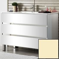 Тумба с раковиной SanVit Кубэ-3 90 kkube3090 в цвете Ral Желтый глянец — фото 1, Тумбы с раковиной