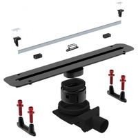 Душевой лоток Pestan Confluo Premium Slim Line 450 13100031 с рамкой — фото 1, Душевые лотки