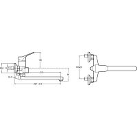 Товар: Смеситель для ванны Jacob Delafon Brive E78117-CP универсальный Хром - фото 2 Смеситель для ванны Jacob Delafon Brive E78117-CP универсальный Хром — фото 2, Смеситель для ванны