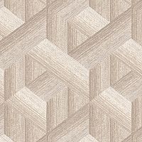 Обои Alessandro Allori Barbara 2606-3 Винил на флизелине (1,06*10,05) Бежевый, Геометрия — фото 1, Обои для стен