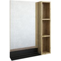 Зеркало Sanflor Выборг 60 С16295 Дуб крафт золотой — фото 2, Зеркала в ванную комнату