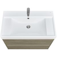 Товар: Тумба под раковину Roca Ona 80 подвесная Темный вяз арт-A857630511 - фото 2 Тумба под раковину Roca Ona 80 подвесная Темный вяз арт-A857630511 — фото 2, Тумбы под раковину