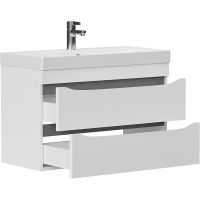 Товар: Тумба под раковину Volna Lake 80.2Y tpLAKE80.2Y-01 подвесная Белая - фото 2 Тумба под раковину Volna Lake 80.2Y tpLAKE80.2Y-01 подвесная Белая — фото 2, Тумбы под раковину