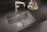 Товар: Кухонная мойка Blanco Etagon 500-U Silgranit 522234 Серый беж - фото 3 Кухонная мойка Blanco Etagon 500-U Silgranit 522234 Серый беж — фото 3, Кухонные мойки