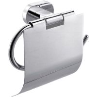 Держатель туалетной бумаги Art&Max Tito AM-8051N с крышкой Хром — фото 1, Держатели туалетной бумаги
