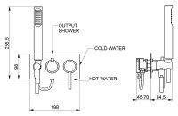Товар: Смеситель для душа Webert Elio EL860512345 Никель - фото 2 Смеситель для душа Webert Elio EL860512345 Никель — фото 2, Смесители