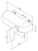 Смеситель для душа AM.PM Sensation F3020000 хром — фото 10, Смеситель для душа