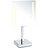 Косметическое зеркало Gappo G6205 с подсветкой Хром — фото 1, Косметические зеркала