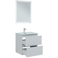 Товар: Тумба под раковину Aquanet Джейн 60 335422 подвесная Белая матовая - фото 13 Тумба под раковину Aquanet Джейн 60 335422 подвесная Белая матовая — фото 13, Мебель для ванной