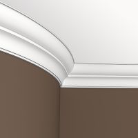 Карниз гибкий Европласт 1.50.275 2000x106x74 мм арт-1.50.275 (гибкий) — фото 2, Карнизы