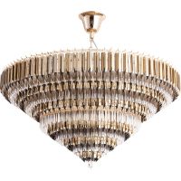 Люстра Divinare Frizzante 1683/01 LM-16 Прозрачная Золото — фото 1, Люстры