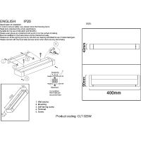 Настенный светильник Crystal Lux CLT 028W WH Белый — фото 5, Бра