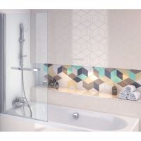 Товар: Шторка на ванну Excellent Actima 900 73 KAAC.1609.730.LP профиль Хром стекло прозрачное - фото 4 Шторка на ванну Excellent Actima 900 73 KAAC.1609.730.LP профиль Хром стекло прозрачное — фото 4, Неподвижные шторки для ванной