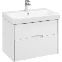 Тумба под раковину Aquaton Оливия 70 1A254301OL010 подвесная Белая матовая — фото 1, Мебель для ванной