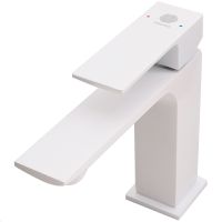 Смеситель для раковины Orange Lutz M04-021w Белый — фото 4, Смесители для раковины