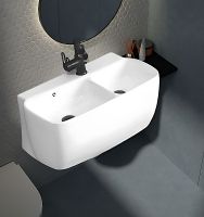 Товар: Раковина Ceruttispa Double Marco 67 CT9282 двойная Белая - фото 9 Раковина Ceruttispa Double Marco 67 CT9282 двойная Белая — фото 9, Раковины подвесные