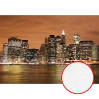 Фреска Ortograf Небоскребы 10557 Фактура бархат FX Флизелин (3,9*2,7) Коричневый, Город — фото 1, Фрески