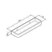 Держатель для полотенец Damixa Jupiter DA7734400 Черный Хром — фото 3, Полотенцедержатели