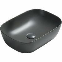 Раковина-чаша Vincea 46 VBS-102MA Антрацит матовый — фото 1, Раковины накладные