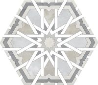 Керамогранит Monopole Ceramica Radiant Grey 20х24 см — фото 1, Керамогранит