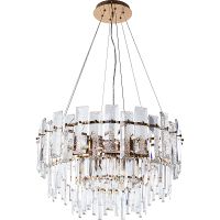 Люстра Artelamp Nicoletta A1052SP-10GO Прозрачная Золото — фото 1, Люстры