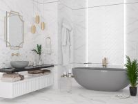 Керамическая плитка Azori Alpi Marmo 508801201 настенная 20,1х50,5 см — фото 2, Керамическая плитка