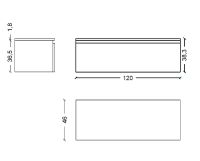 Товар: Тумба Boheme Armadi Art Flat Vallessi Uno-S 120 897-120-D подвесная Dark oak - фото 3 Тумба Boheme Armadi Art Flat Vallessi Uno-S 120 897-120-D подвесная Dark oak — фото 3, Мебель для ванной