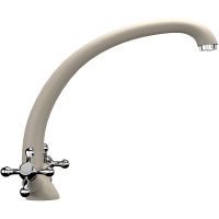 Смеситель для кухни Ulgran Classic U-013-328 Бежевый — фото 1, Смесители